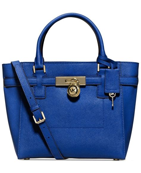 michael kors hamilton blue and black